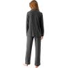 imageWiWi Bamboo Viscose Pajamas Set for Women Soft Button Down Sleepwear Pj Lightweight Lounge Sets Loungewear SXXLAcharcoal Heather