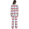 imageWiWi Bamboo Viscose Pajamas Set for Women Soft Button Down Sleepwear Pj Lightweight Lounge Sets Loungewear SXXLAgreen Plaid