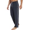 imageWiWi Mens Pajama Pants  Viscose from Bamboo Soft Sleep Pants Comfy Drawstring Lounge Bottom with Pockets Sweatpants SXXLMidnight Blue