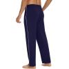 imageWiWi Mens Pajama Pants  Viscose from Bamboo Soft Sleep Pants Comfy Drawstring Lounge Bottom with Pockets Sweatpants SXXLNavy