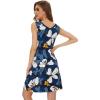 imageWiWi Nightgown for Women Cooling Sleeveless Sleepwear V Neck Sleep Shirt Plus Size Tank Pajamas Dress S4XAblueFloral