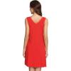 imageWiWi Nightgown for Women Cooling Sleeveless Sleepwear V Neck Sleep Shirt Plus Size Tank Pajamas Dress S4XAbright Red