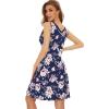 imageWiWi Nightgown for Women Cooling Sleeveless Sleepwear V Neck Sleep Shirt Plus Size Tank Pajamas Dress S4XAnavyPeony