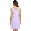 imageWiWi Nightgown for Women Cooling Sleeveless Sleepwear V Neck Sleep Shirt Plus Size Tank Pajamas Dress S4XAtaro Purple