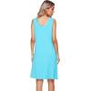 imageWiWi Nightgown for Women Cooling Sleeveless Sleepwear V Neck Sleep Shirt Plus Size Tank Pajamas Dress S4XAturquoise