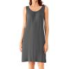 imageWiWi Nightgown for Women Cooling Sleeveless Sleepwear V Neck Sleep Shirt Plus Size Tank Pajamas Dress S4XCcharcoal