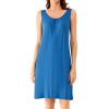 imageWiWi Nightgown for Women Cooling Sleeveless Sleepwear V Neck Sleep Shirt Plus Size Tank Pajamas Dress S4XCprussian Blue