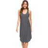 imageWiWi Soft Nightgowns for Women Sleeveless Racerback Nightgown Plus Size Pajamas Sleepshirts S4XAiron Grey
