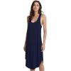 imageWiWi Soft Nightgowns for Women Sleeveless Racerback Nightgown Plus Size Pajamas Sleepshirts S4XAnavy