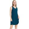 imageWiWi Soft Nightgowns for Women Sleeveless Racerback Nightgown Plus Size Pajamas Sleepshirts S4XCpeacock Blue