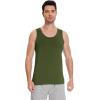 imageWiWi Viscose from Bamboo Mens Tank TShirt Soft Crewneck Undershirts Moisture Wicking Sleeveless Tanks Undershirt SXXLArmy Green