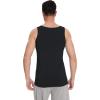 imageWiWi Viscose from Bamboo Mens Tank TShirt Soft Crewneck Undershirts Moisture Wicking Sleeveless Tanks Undershirt SXXLBlack