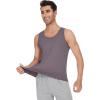 imageWiWi Viscose from Bamboo Mens Tank TShirt Soft Crewneck Undershirts Moisture Wicking Sleeveless Tanks Undershirt SXXLMisty Grey