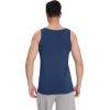 imageWiWi Viscose from Bamboo Mens Tank TShirt Soft Crewneck Undershirts Moisture Wicking Sleeveless Tanks Undershirt SXXLNavy Blue