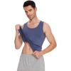 imageWiWi Viscose from Bamboo Mens Tank TShirt Soft Crewneck Undershirts Moisture Wicking Sleeveless Tanks Undershirt SXXLVintage Indigo