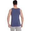 imageWiWi Viscose from Bamboo Mens Tank TShirt Soft Crewneck Undershirts Moisture Wicking Sleeveless Tanks Undershirt SXXLVintage Indigo
