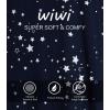 imageWiWi Viscose from Bamboo Pajama Sets for Women Soft Pjs Loungewear Short Sleeve Top with Pants Sleepwear Pajamas SXXLAnavy Stars