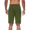 imageWiWi Viscose from Bamboo Pajama Short for Men Soft Knit Sleep Bottoms Summer Lounge Short Pants Cool Loungewear SXXLAarmy Green