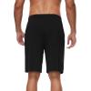 imageWiWi Viscose from Bamboo Pajama Short for Men Soft Knit Sleep Bottoms Summer Lounge Short Pants Cool Loungewear SXXLAblack