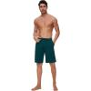 imageWiWi Viscose from Bamboo Pajama Short for Men Soft Knit Sleep Bottoms Summer Lounge Short Pants Cool Loungewear SXXLAforest Green