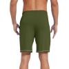 imageWiWi Viscose from Bamboo Pajama Short for Men Soft Knit Sleep Bottoms Summer Lounge Short Pants Cool Loungewear SXXLBarmy Green