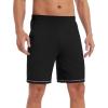 imageWiWi Viscose from Bamboo Pajama Short for Men Soft Knit Sleep Bottoms Summer Lounge Short Pants Cool Loungewear SXXLBblack
