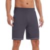 imageWiWi Viscose from Bamboo Pajama Short for Men Soft Knit Sleep Bottoms Summer Lounge Short Pants Cool Loungewear SXXLBdark Grey