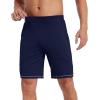 imageWiWi Viscose from Bamboo Pajama Short for Men Soft Knit Sleep Bottoms Summer Lounge Short Pants Cool Loungewear SXXLBnavy