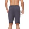 imageWiWi Viscose from Bamboo Pajama Short for Men Soft Knit Sleep Bottoms Summer Lounge Short Pants Cool Loungewear SXXLCdark Grey