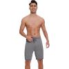 imageWiWi Viscose from Bamboo Pajama Short for Men Soft Knit Sleep Bottoms Summer Lounge Short Pants Cool Loungewear SXXLCheather Grey