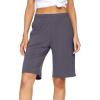 imageWiWi Viscose from Bamboo Soft Sleep Shorts for Women Pajama Bottoms Lounge Plus Size Lightweight Short Pants S3XDark Grey
