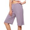 imageWiWi Viscose from Bamboo Soft Sleep Shorts for Women Pajama Bottoms Lounge Plus Size Lightweight Short Pants S3XViolet