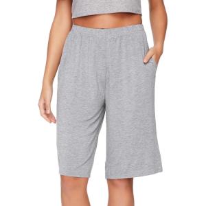 imageWiWi Viscose from Bamboo Soft Sleep Shorts for Women Pajama Bottoms Lounge Plus Size Lightweight Short Pants S3XHeather Grey