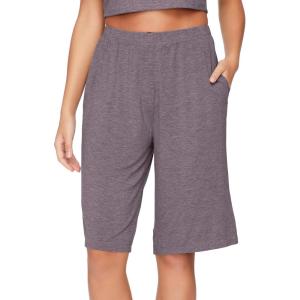 imageWiWi Viscose from Bamboo Soft Sleep Shorts for Women Pajama Bottoms Lounge Plus Size Lightweight Short Pants S3XMisty Grey