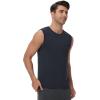 imageWiWi Men Pajamas Sleeveless Top Sleepwear TShirts Viscose from Bamboo Mens Tank Casual Loungewear Sleep Clothes Soft SXXLMoonlight Blue