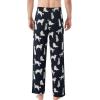 imageWiWi Mens Pajama Pants Soft Lounge Bottoms Sweatpants Button Fly Sleep Pjs Pant with Pockets Viscose from Bamboo SXXLDog