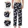 imageWiWi Mens Pajama Pants Soft Lounge Bottoms Sweatpants Button Fly Sleep Pjs Pant with Pockets Viscose from Bamboo SXXLDog