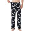imageWiWi Mens Pajama Pants Soft Lounge Bottoms Sweatpants Button Fly Sleep Pjs Pant with Pockets Viscose from Bamboo SXXLDog
