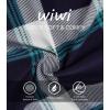 imageWiWi Mens Pajama Set Soft Sleepwear Button Down Pajamas Sets Classic Notch Collar Loungewear Viscose from Bamboo Pjs SXXLAnavyGreen Plaid