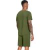 imageWiWi Mens Pajamas Set Soft Short Sleeve Pj Sleepwear Top and Shorts Pajama Sets LoungewearViscose from Bamboo S3XAarmy Green