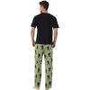imageWiWi Mens Short Sleeve Pajamas Set Sleepwear Casual Soft Sleep Sets with Pockets Loungewear Viscose from Bamboo SXXLAchimpanzees