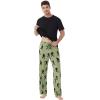 imageWiWi Mens Short Sleeve Pajamas Set Sleepwear Casual Soft Sleep Sets with Pockets Loungewear Viscose from Bamboo SXXLAchimpanzees