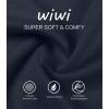 imageWiWi Mens Short Sleeve Pajamas Set Sleepwear Casual Soft Sleep Sets with Pockets Loungewear Viscose from Bamboo SXXLAmidnight Blue