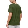 imageWiWi Mens TShirts Classic Soft Tee Viscose from Bamboo Loungewear Lightweight Short Sleeves Pajama Sleep Shirt SXXLAarmy Green