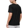 imageWiWi Mens TShirts Classic Soft Tee Viscose from Bamboo Loungewear Lightweight Short Sleeves Pajama Sleep Shirt SXXLAblack
