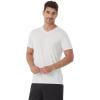 imageWiWi Mens TShirts Classic Soft Tee Viscose from Bamboo Loungewear Lightweight Short Sleeves Pajama Sleep Shirt SXXLBraw White