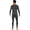 imageWiWi Thermal Underwear for Men Bamboo Viscose Long Johns Set Soft Warm Base Layer Lightweight Top and Bottom Sets SXXLAcharcoal Heather