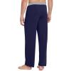 imageWiWi Viscose from Bamboo Mens Pajama Pants Soft Lounge Bottoms Sweatpants Sleep Pant Drawstring with Pockets SXXLNavyHeather Grey