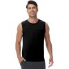 imageWiWi Men Pajamas Sleeveless Top Sleepwear TShirts Viscose from Bamboo Mens Tank Casual Loungewear Sleep Clothes Soft SXXLBlack