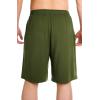 imageWiWi Mens Bamboo Viscose Pajama Shorts Lightweight Lounge Bottoms Soft Knit Sleep Short Pants Loungewear with Pockets S3XAarmy Green
